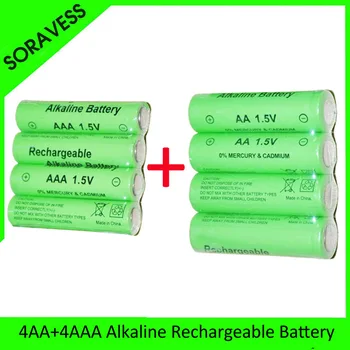 Soravess 2-16PCS 1,5 V Genopladelige AA Batteri AAA Alkaline-2000-3000mah For Fakkel Legetøj Ur MP3-Afspiller Erstatte Ni-Mh Batteri