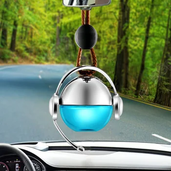 Kreative bil parfume vedhæng bil parfume bil aromaterapi flaske væsentlige olie sundhed duft fryser ikke
