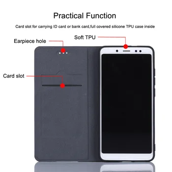 Læder Flip Cover til Xiaomi Redmi 9C NFC 8A 8 9 9A 7 7A 6A 6 Pro Redmi K20 Pro K30 Mobiltelefon Flip Wallet Dækker Sager
