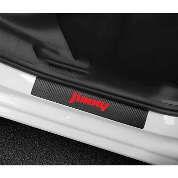 - Bil Klistermærker Tuning Tilbehør Til Suzuki Jimny 2019 Carbon Fiber Dør Karmen Scuff Cover Sticker Tilbehør til Bilen Interiør 4stk