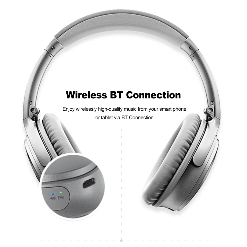 Bose Quietcomfort 35 Ii Anc Trådløse Bluetooth-hovedtelefoner, Bas Støjreducerende Headset Sport Hovedtelefoner Med Stemme Assistent Tilbud < Hovedtelefoner & hovedtelefoner ~ www.slaegtsbog.dk