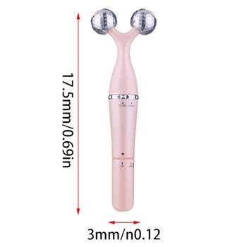 3D-Ansigt-Løft Elektrisk Instrument Ansigt-Løft Artefakt, Roller V Ansigt Massageapparat Løfte Firming Facial Pink Beauty Bar