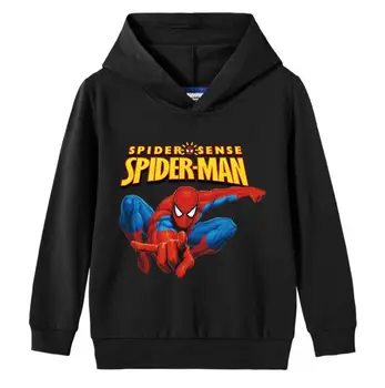 Spiderman Bomuld Trøjer Mærke Baby Drenge Tøj Kids Sweatshirt t-shirts, Hættetrøjer Toppe Børn Tøj