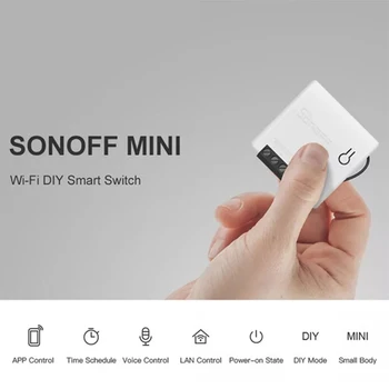 Smart Switch Indendørs Smart SONOFF Mini WIFI Skifte Kontor Universal To Måde, Intelligente Skifte Trådløs Universal To Måde