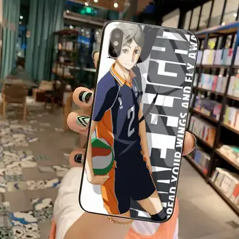Hot Haikyuu Hinata Volleyball Soft-Phone Cover Hærdet Glas Til iPhone 11 Pro XR XS MAX 8 X 7 6S 6 Plus SE 2020 sag