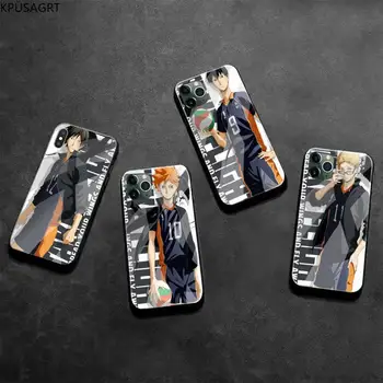 Hot Haikyuu Hinata Volleyball Soft-Phone Cover Hærdet Glas Til iPhone 11 Pro XR XS MAX 8 X 7 6S 6 Plus SE 2020 sag