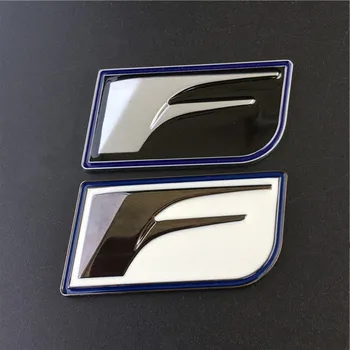 Universal Metal F Sport Logo Emblem Side Døren decal badge Kuffert bil 3D klistermærke Til Lexus IS 250 350 GS 350 450 For Land rover