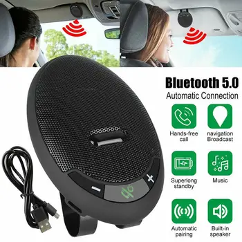 Smart bil Bluetooth hands-free car Bluetooth-modtager 5.0 tabsfri lyd kvalitet modtager modul højttaler lyd mobiltelefon