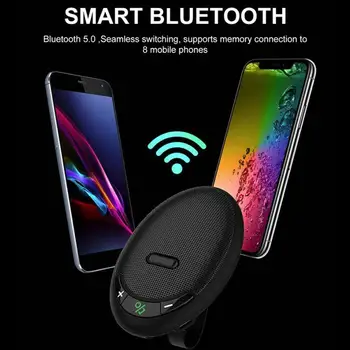 Smart bil Bluetooth hands-free car Bluetooth-modtager 5.0 tabsfri lyd kvalitet modtager modul højttaler lyd mobiltelefon