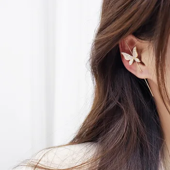 2020 Nye Trendy Design Geometriske Enkle Øreringe til Kvinder koreansk Mode Rhinestone Piercing Holidy Part Enkelt Ørering