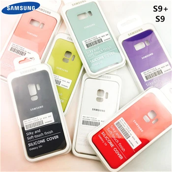 Samsung Galaxy S9 S9+ Ofiice Stil Sag Flydende Silikone Cover Silkeblødt Solf-touch cover til S9+ S9 Plus Tilfældet Med en Retail Box