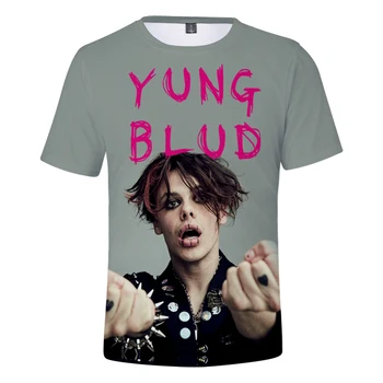 Sanger Yungblud Black Hearts Club T-shirt, Mænd/kvinder, Mode, Hip Hop Harajuku Høj Kvalitet 3D Mænds t-shirt Afslappet Top
