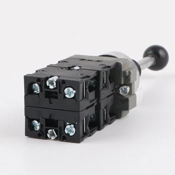 XD2PA Serie 2/4 Position Tværs Skifte Joystick-Controllere Self-reset Self-lås Master Switch Kobber Sølv Punkt