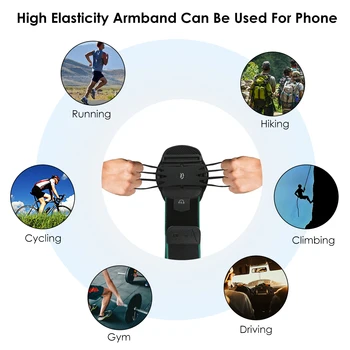 Universal Vandtæt Fitnesscenter Kører Sports Armband til iPhone X 8 7 Tilfælde Dække Holder Arm Band Håndled Case-Taske til 4 til 6 Tommer Telefon