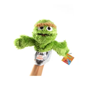 Stor Sesam Gad Puppet Søde Elmo CookieMonster Oscar Sesame Street Blød Plys Legetøj Hånd Marionet Dukke, God kvalitet