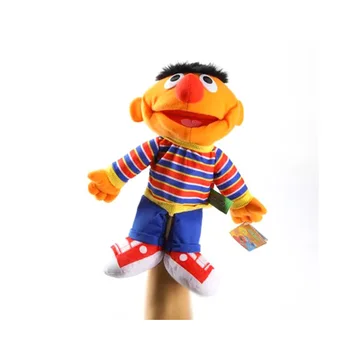 Stor Sesam Gad Puppet Søde Elmo CookieMonster Oscar Sesame Street Blød Plys Legetøj Hånd Marionet Dukke, God kvalitet