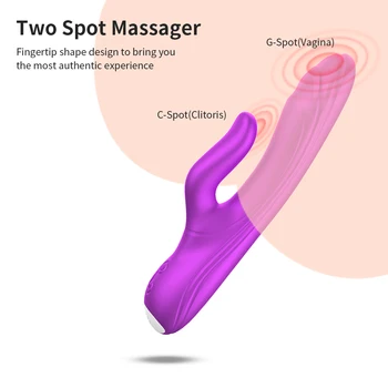 PHANXY G Spot Rabbit Dildo Vibrator Orgasme sexlegetøj USB-Opladning Kraftfulde Onani Sex Legetøj til Kvinder Adult Sex Toy Produkt