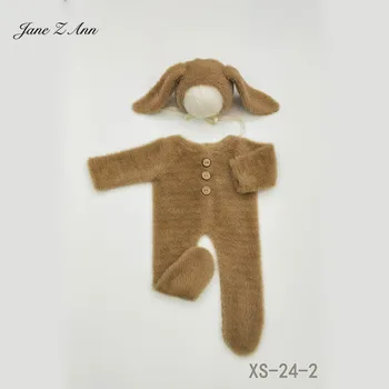 Jane Z Ann Baby tøj fotografering bunny nyfødte spædbarn skydning studio kanin kostume baby fotografering tilbehør