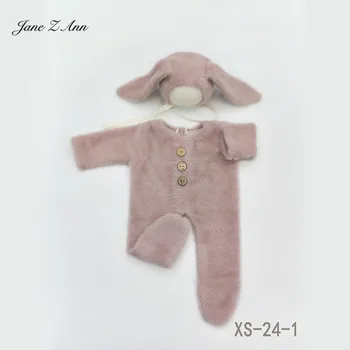 Jane Z Ann Baby tøj fotografering bunny nyfødte spædbarn skydning studio kanin kostume baby fotografering tilbehør