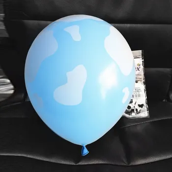 100 Stk/masse Tegnefilm Dyr Globos Ko Print Latex Balloner til Farm Theme-års Fødselsdag Part Dekorationer Baby Brusebad Forsyninger