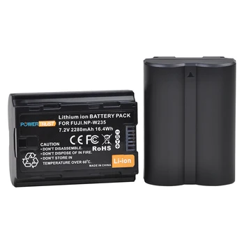 NP-W235 NPW235 2280mAh 7,2 V Batteri og LED-USB-Oplader til Fujifilm Fuji X-T4, XT4 Kamera Batteri
