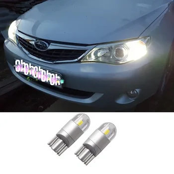 2X T10 LED W5W LED Bil LED 12V Auto Lampe Clearance Lys Parkering For Subaru forester Outback Tribeca Fiat impreza arv xv