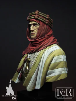 1/12 Lawrence af Arabien, Aqaba, 1917 Harpiks kit Bust GK ikke-coated Ingen farve