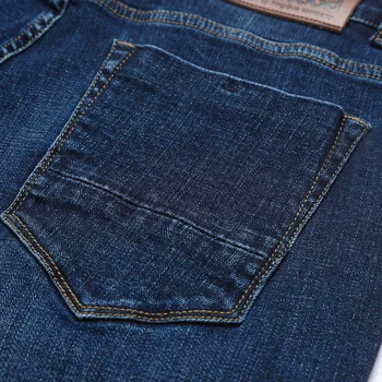 Størrelsen 28-46 Stor Størrelse Casual Brand Herre Stretch Jeans Straight Foråret Efteråret Klassiske Business Jeans til Manden, Bukser, Jeans Denim