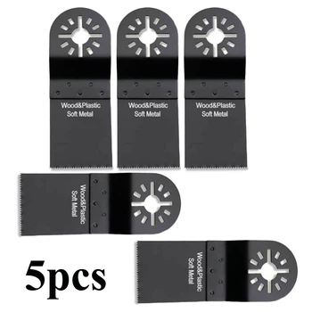 5PCS Høj Hårdhed 1-3/8 Oscillerende Multi-Værktøj, Så Cutter Blade SK7 45-48HRC