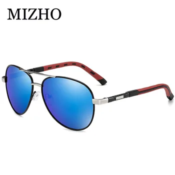 MIZHO 2020 Mærke Visuel rejse Brug Pilot Solbriller Mænd Polariseret Kendte IP-Vakuum Belægning UV400 Polaroid Briller Metal