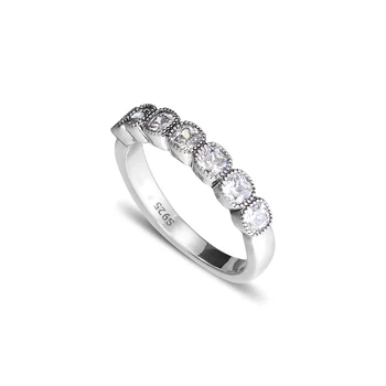 925 Sterling Sølv Ringe for Kvinder Klare CZ Dragende Pude bryllupsfest Ring Mode Smykker Gave Bijoux