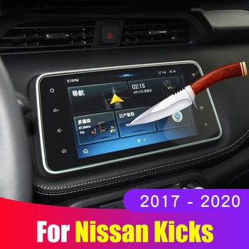 Bil Skærm Beskyttende Film Til Nissan Spark 2017 2018 2019 2020 7/8inch Bil Navigation Screen 9H Hærdet Glas Beskytter Dække