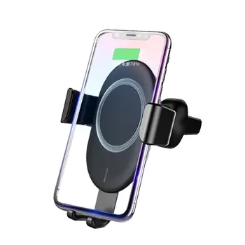 Trådløs Bil Oplader til Hurtig Opladning Qi Automatisk Air Vent Mount Phone Holder til iPhone Xs Max/XS/XR/X/8/8 Plus for Samsung Galax