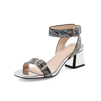 MORAZORA 2020 nye ankomst kvinder sandaler mode spænde sommer sko-pladsen hæle enkel kjole sko damer kontor sko