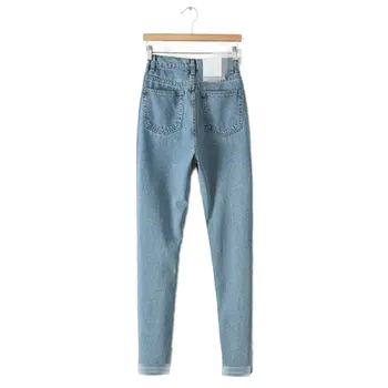 2021 Nye Slanke Blyant Bukser, Vintage Høj Talje Jeans Nye Womens Pants Fuld Længde Bukser Løs Cowboy Bukser, Jeans Kvinde