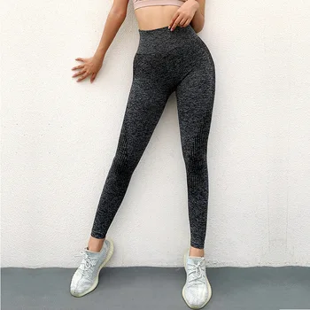Elastisk Problemfri Leggings Sport Kvinder Hurtig Tør Slank Yoga-Pige Bukser Med Høj Talje Fitnesscenter Kører Fitness Tights Hjerte Form Sweatpants