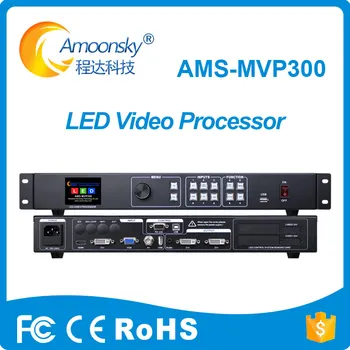 Gratis forsendelse led video processor mvp300 med 1pc linsn ts802d sync sende kortet i fuld farve led-display panel brug