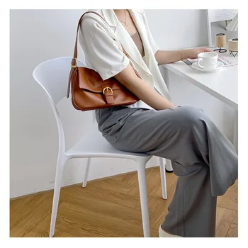 Mode skulder tasker til kvinder underarm taske armhulen pose med stor kapacitet vintage tasker for kontor dame tote tasker