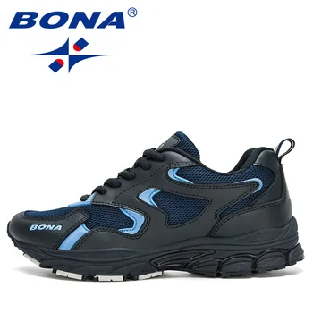 BONA 2021 New Designers Outdoor Sports Shoes Running Shoes Women Fashion Sneakers Comfortable Athletic Training Footwear Ladies