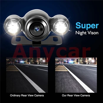 2020 nye bakkamera Bilen bak-Kamera Universal 2 LED Night Vision Backup Parkering Vandtæt Parkering Bistand Kamera