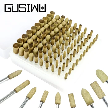 GUSIWU 100PCS/set slibeskive Koskind Erelectric Polering Hoved Slibende Værktøj til Metal, Træ, Jade Dremel Roterende Værktøj