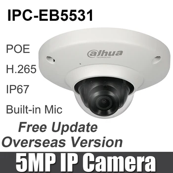 Original IPC-EB5531 IP-5MP kamera med Panoramaudsigt Netværk Fisheye Kamera med POE t.265/264 IP67 Indbygget mic erstatte ipc-eb5500