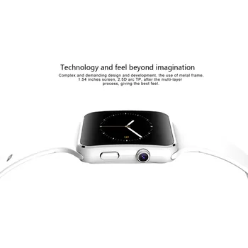 X6-Touch-Skærm, Bluetooth Smart Ur 2020 For Mænd Kamera Understøtter 2G SIM-TF Kort Sport Smartwatch Kvinder-Armbånd Ur passer