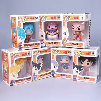 Pop 2019 Dragon Ball Toy Son Goku Action Figur Animationsfilm Super Saiyajin Kufferter Krillin Model Dukke Samling Pvc-Legetøj Til Børn