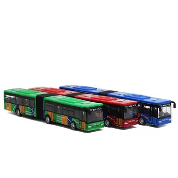 1 Sæt Flerfarvet Indendørs Samling Legering Bus Toy Bus Model Interessant, Bruser Legering Bil Legetøj Lomme Dekoration Dyrke Interesse