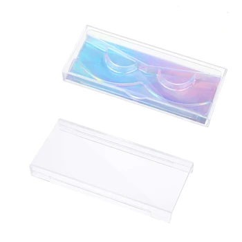 10stk Holografiske Laser Eyelash Box Emballage Med Skuffe Plast Eyelash Opbevaring Sag Kassen til 25mm lange Øjenvipper