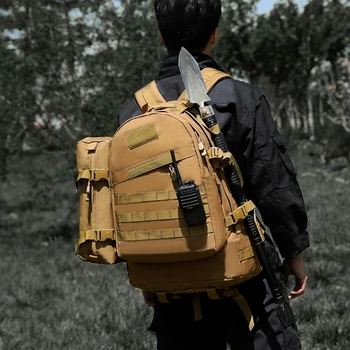 Mænd rygsæk udendørs taktiske hær militære vandtæt vandring jagt rygsæk til vandreture
