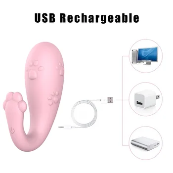 IKOKY 8 Frekvens Vibrator-G-spot Massage Silikone Trådløse APP Fjernbetjening Bluetooth Tilslut Sex Legetøj til Kvinder
