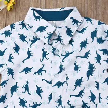 2019 Nyt børnetøj, der passer til Drenge sæt Kids Sommer Kort ærme Revers T-shirt + Korte Bukser To-stykke baby sæt