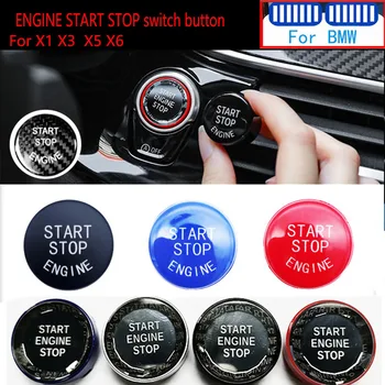 For Ydeevne BMW X1 X3 X5 X6 Z4 E84 E83 E70 E53 E71, E72 E89 E85 E86 Bilens Motor Start-Stop-Kontakten Knap Sticker sæt Låget på